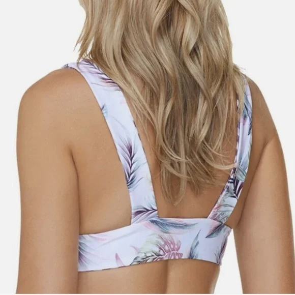 Raisins Reversible Tropical/Gingham Bikini Set Size XL